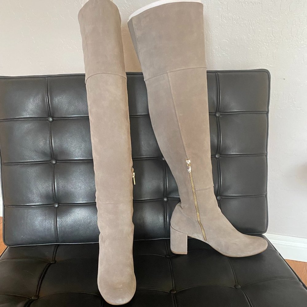 Taryn Rose Gray Suede Boots size 8